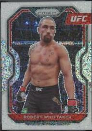 Robert Whittaker 2021 Panini Prizm UFC Base #11 White Sparkle