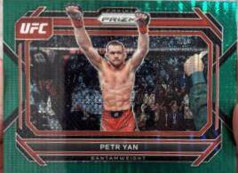 Petr Yan 2023 Panini Prizm UFC Base #89 Green Pulsar
