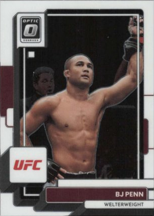 BJ Penn 2023 Panini Donruss Optic UFC Base #90 Lucky Envelopes
