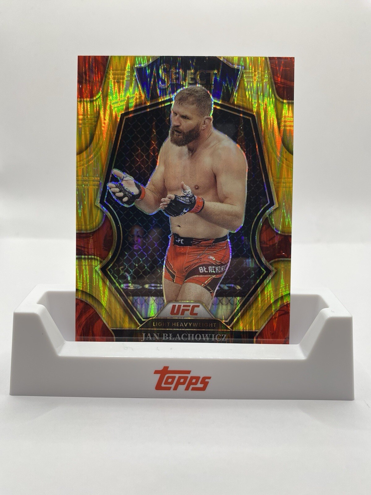 Jan Błachowicz 2023 Panini Select UFC Premier Level #124 Gold Flash