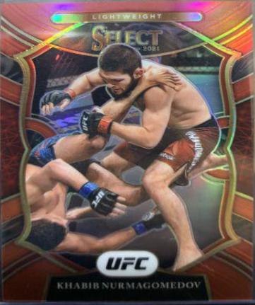 Khabib Nurmagomedov 2021 Panini Select UFC Concourse #47 Red
