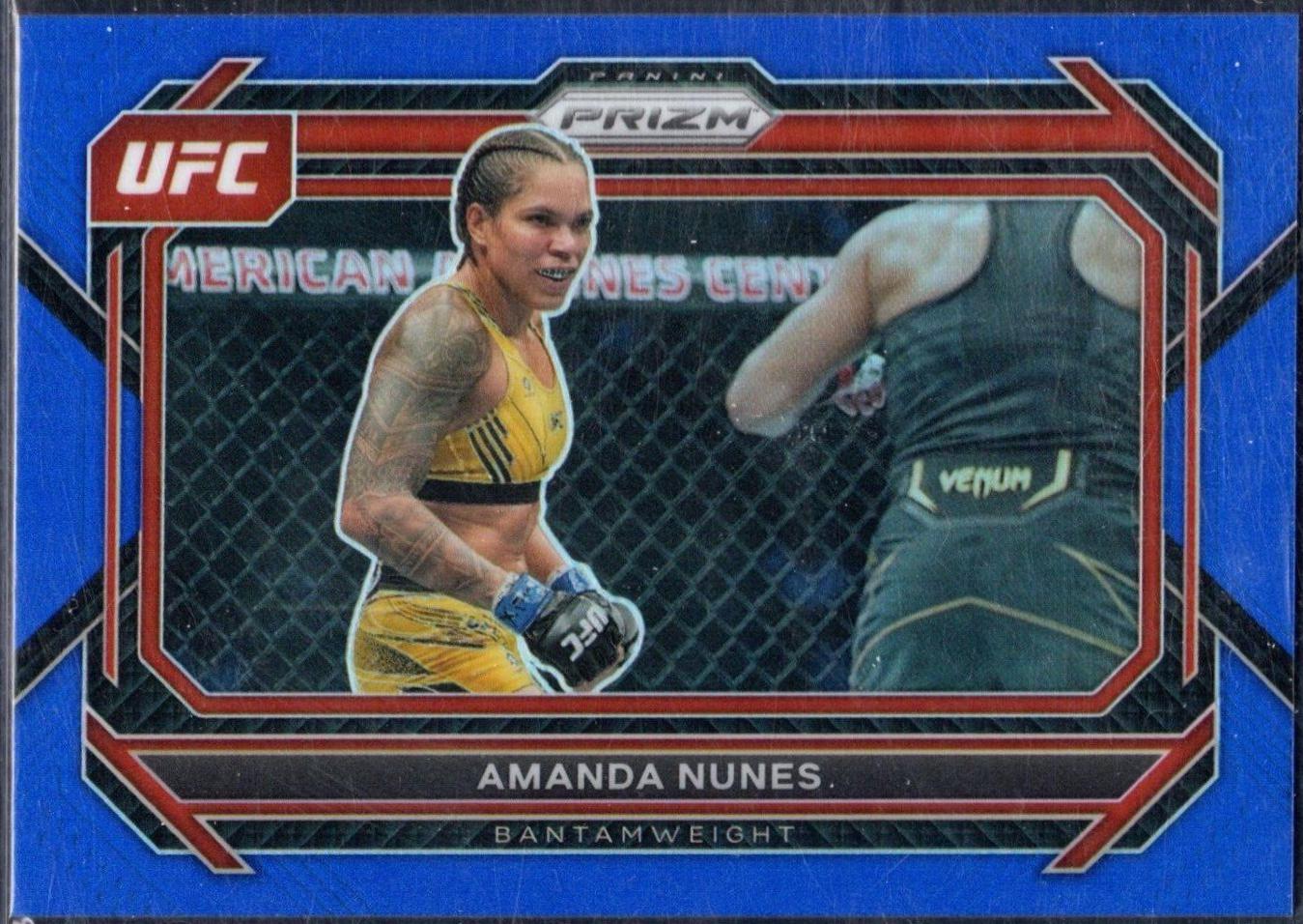 Amanda Nunes 2023 Panini Prizm UFC Base #66 Blue