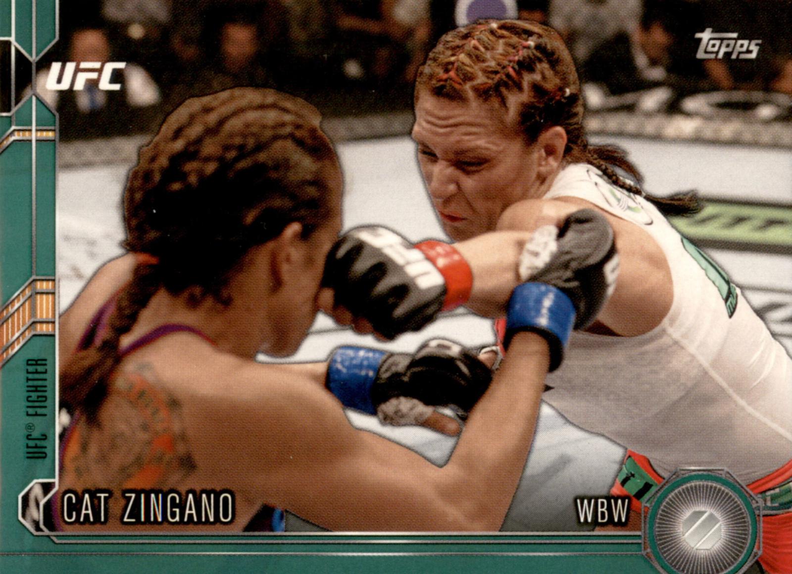 Cat Zingano 2015 Topps UFC Chronicles Base #186 Green