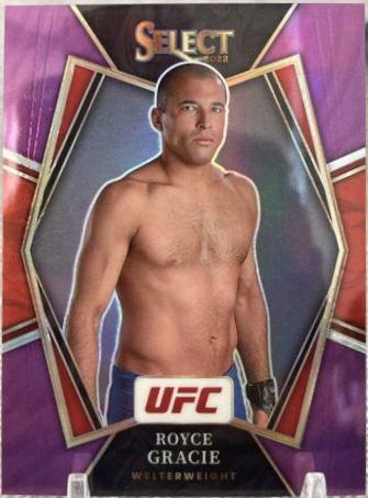Royce Gracie 2022 Panini Select UFC Premier Level #118 Purple