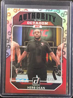Herb Dean 2023 Panini Donruss UFC Base #222 30th Anniversary