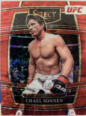 Chael Sonnen 2022 Panini Select UFC Concourse #62 Red Disco