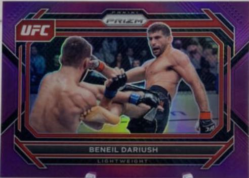Beneil Dariush 2023 Panini Prizm UFC Base #28 Purple