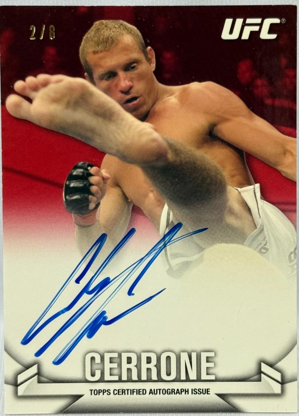 Donald Cerrone 2013 Topps UFC Knockout Knockout Autographs #KA-DC Red