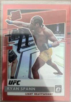 Ryan Spann 2021 Panini Chronicles UFC Base Optic Rated Rookies #212 Red