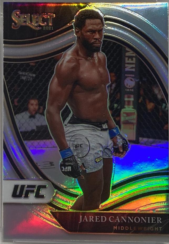 Jared Cannonier 2021 Panini Select UFC Octagonside #245 Silver