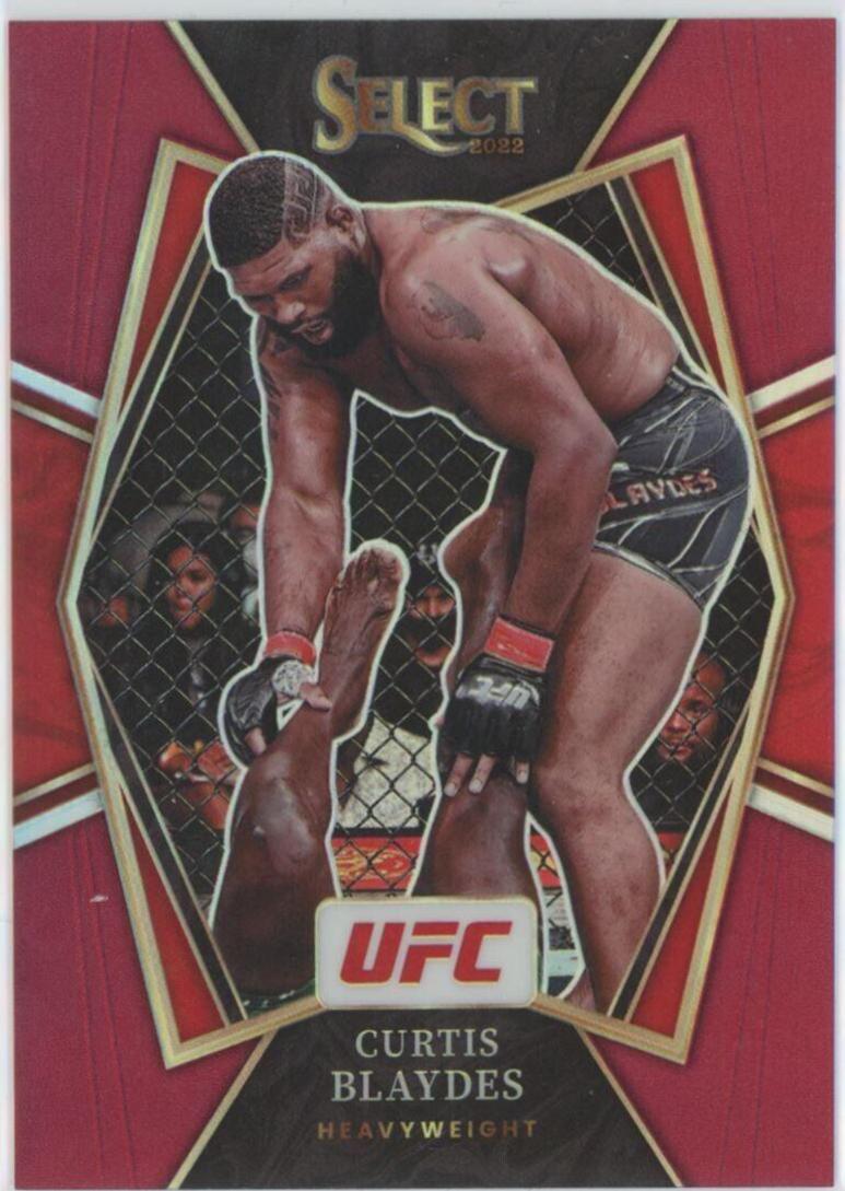 Curtis Blaydes 2022 Panini Select UFC Premier Level #184 Maroon