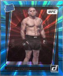 Alex Morono 2022 Panini Donruss UFC Rated Rookies Signatures #219 Blue