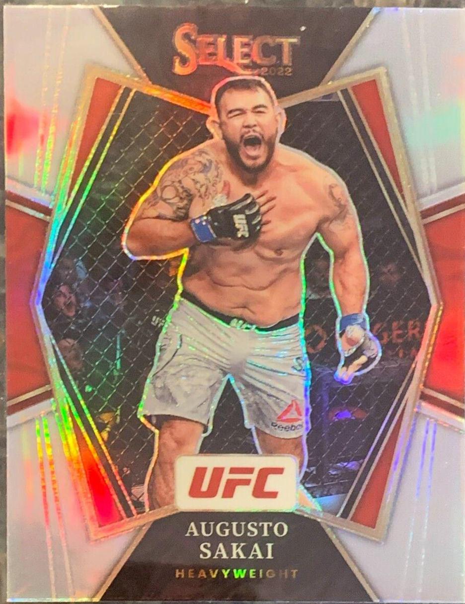 Augusto Sakai 2022 Panini Select UFC Premier Level #106 Silver