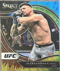 Aleksandar Rakic 2021 Panini Select UFC Octagonside #226 Red