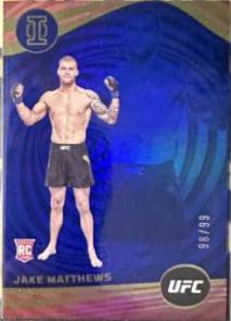 Jake Matthews 2023 Panini Chronicles UFC Base Illusions #266 Green