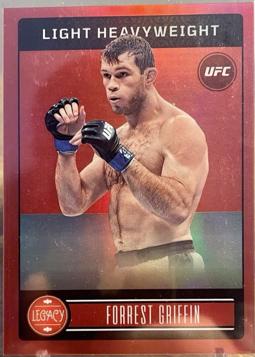 Forrest Griffin 2023 Panini Chronicles UFC Base Legacy Premium Edition #350 Red