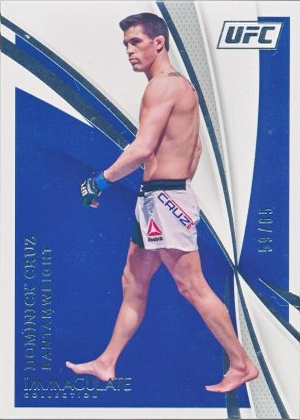 Dominick Cruz 2021 Panini Immaculate UFC Base #91 Platinum