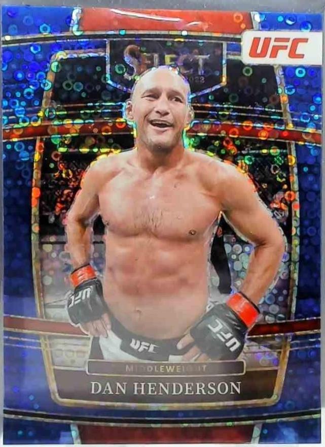 Dan Henderson 2022 Panini Select UFC Concourse #32 Blue Disco