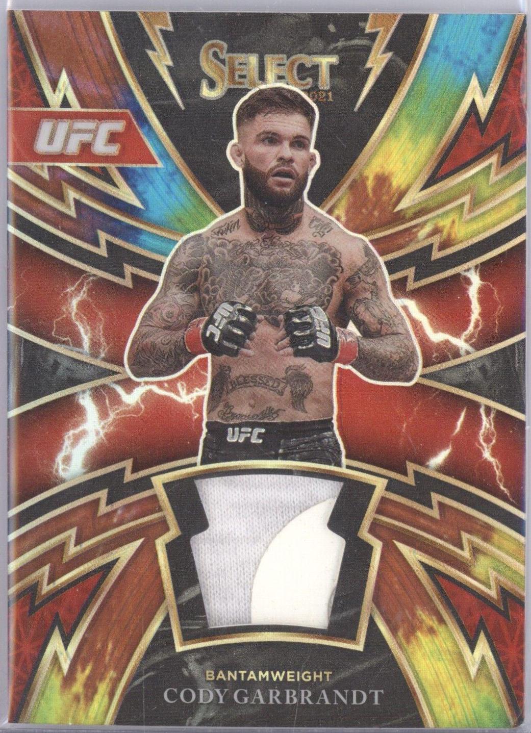 Cody Garbrandt 2021 Panini Select UFC Octagonside #244 Tie Dye