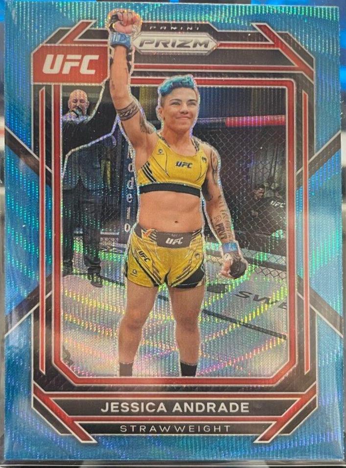 Jessica Andrade 2023 Panini Prizm UFC Base #149 Blue Wave