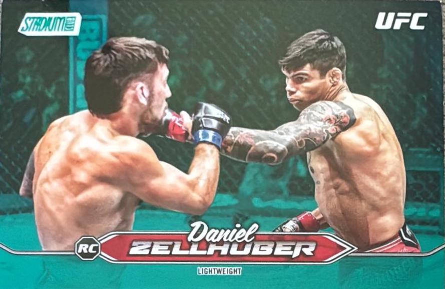 Daniel Zellhuber 2025 Topps Stadium Club UFC Base #30 Teal