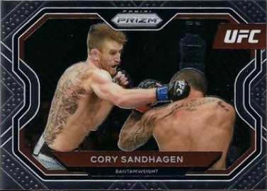 Cory Sandhagen 2021 Panini Prizm UFC Base #126 Pink Pulsar
