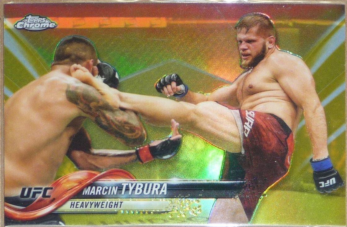 Marcin Tybura 2018 Topps Chrome UFC Base #53 Gold