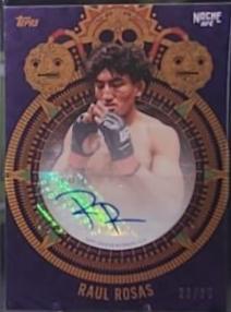 Raul Rosas 2024 Topps Noche UFC Base #7 Purple