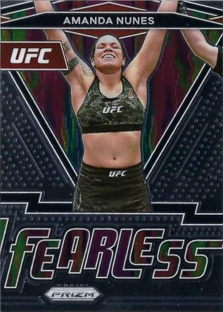 Amanda Nunes 2022 Panini Prizm UFC Fearless #25 Black