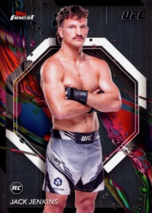 Jack Jenkins 2024 Topps Finest UFC Base Common #83 Refractor