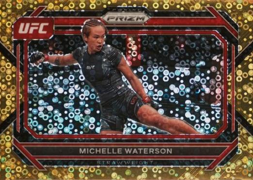 Michelle Waterson-Gomez 2023 Panini Prizm Under Card UFC Base #9 Gold