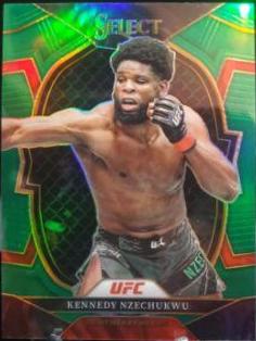 Kennedy Nzechukwu 2023 Panini Select UFC Concourse #77 Green