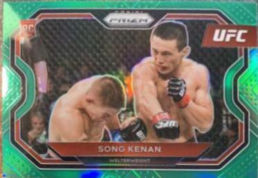 Song Kenan 2021 Panini Prizm UFC Base #167 Green