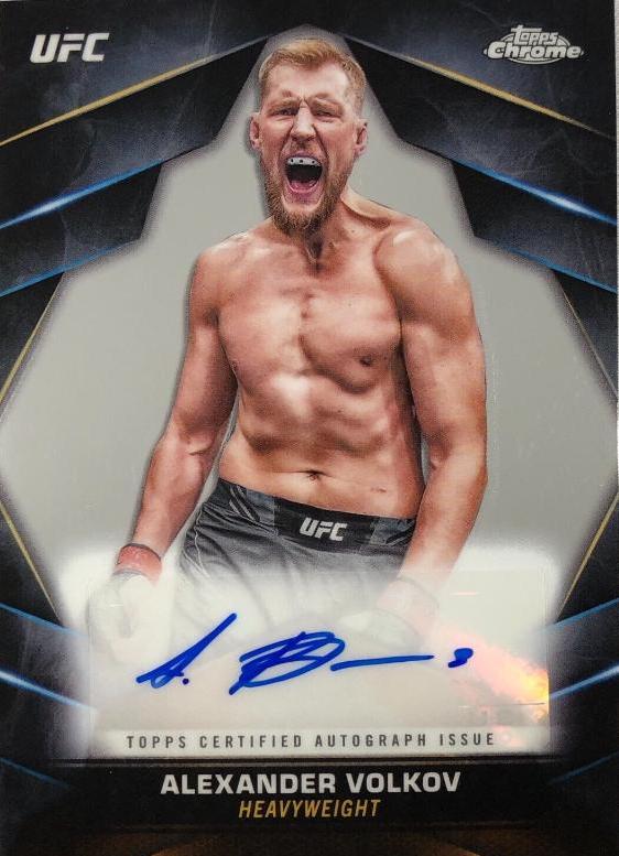 Alexander Volkov 2024 Topps Chrome UFC Chrome Veteran Autographs #CVA-AVO