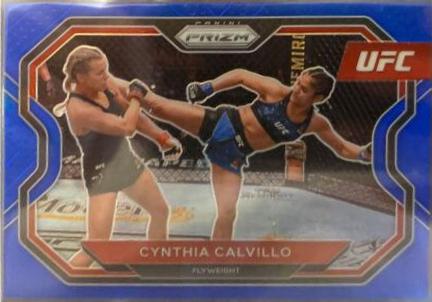 Cynthia Calvillo 2021 Panini Prizm UFC Base #146 Blue