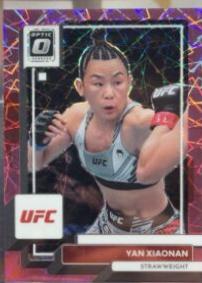 Yan Xiaonan 2023 Panini Donruss Optic UFC Base #48 Pink Velocity
