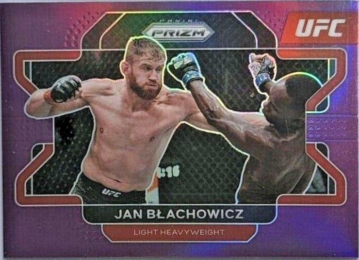 Jan Błachowicz 2022 Panini Prizm UFC Base #43 Purple