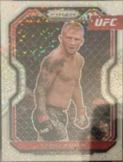 TJ Dillashaw 2021 Panini Prizm UFC Base #23 White Sparkle