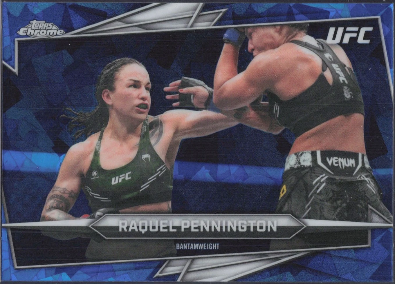 Raquel Pennington 2026 Topps Chrome Sapphire UFC Base #103 Red Sapphire