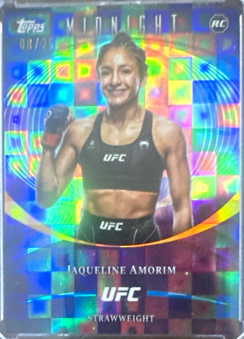 Jaqueline Amorim 2026 Topps Midnight UFC Base #31 Morning
