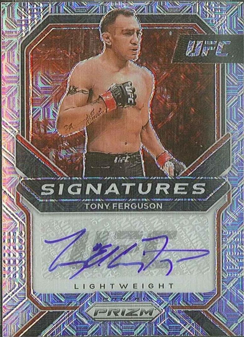 Tony Ferguson 2021 Panini Prizm UFC Signatures #18 Mojo