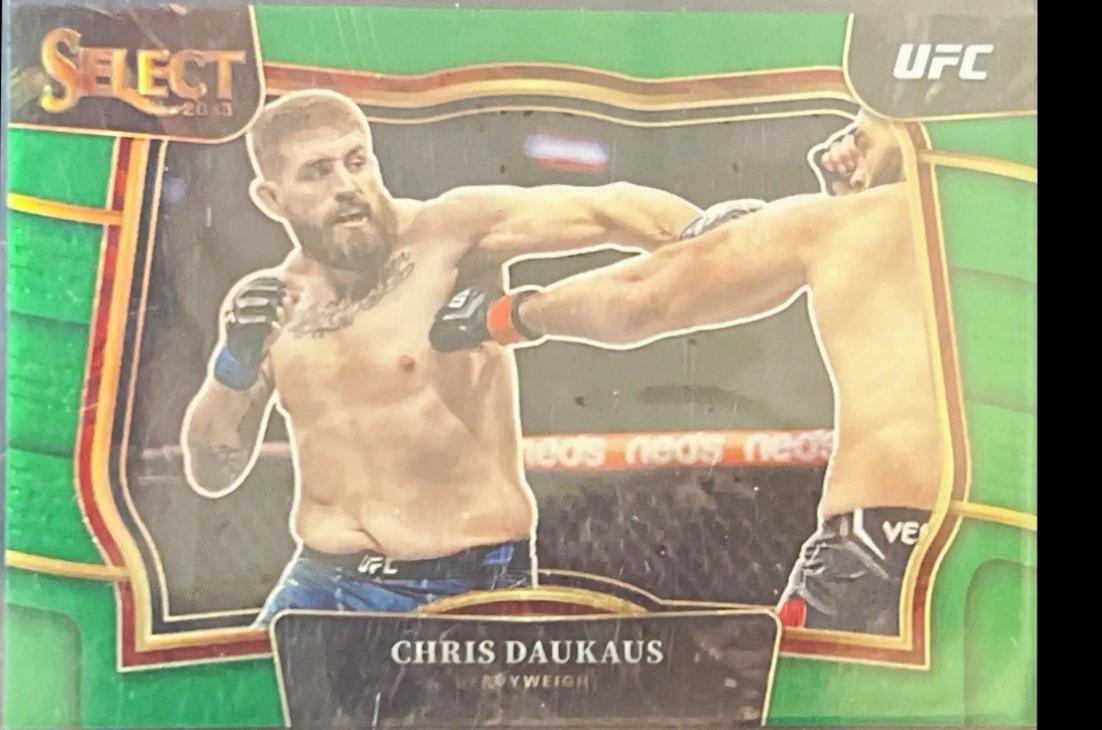 Chris Daukaus 2023 Panini Select UFC Octagonside #266 Green