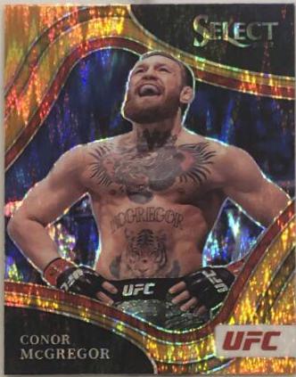 Conor McGregor 2022 Panini Select UFC Octagonside #267 Orange Flash