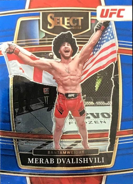 Merab Dvalishvili 2022 Panini Select UFC Concourse #26 Blue Prizm