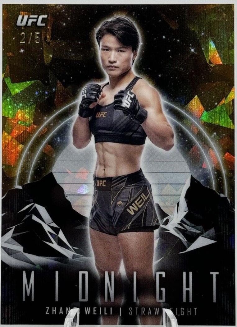 Zhang Weili 2024 Topps Midnight UFC Base #86 Daybreak