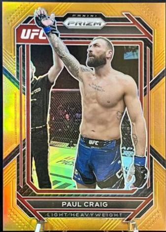 Paul Craig 2023 Panini Prizm UFC Base #164 Orange