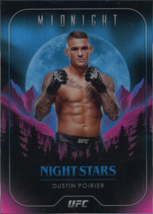 Dustin Poirier 2024 Topps Midnight UFC Night Stars #NS-28 Black Light