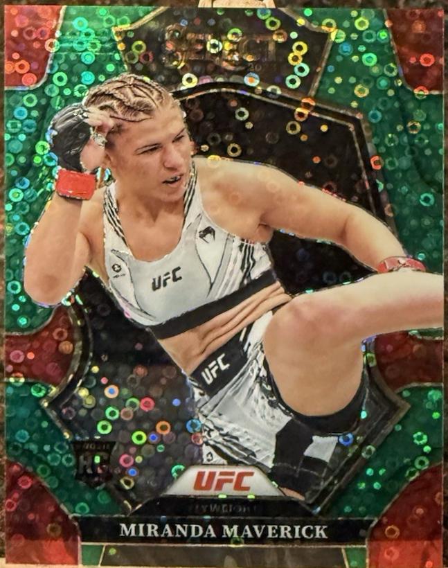 Miranda Maverick 2023 Panini Select UFC Premier Level #167 Green Disco