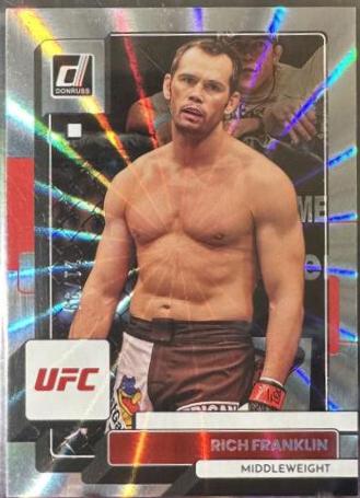 Rich Franklin 2023 Panini Donruss UFC Base #113 Laser