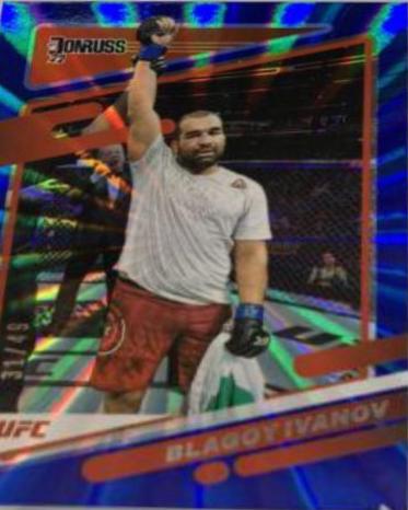 Blagoy Ivanov 2022 Panini Donruss UFC Base #196 Blue